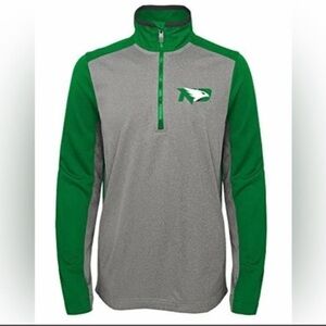 NWT [Gen2] North Dakota Fighting Hawks NCAA 1/4 Zip Pullover Youth Small (8)